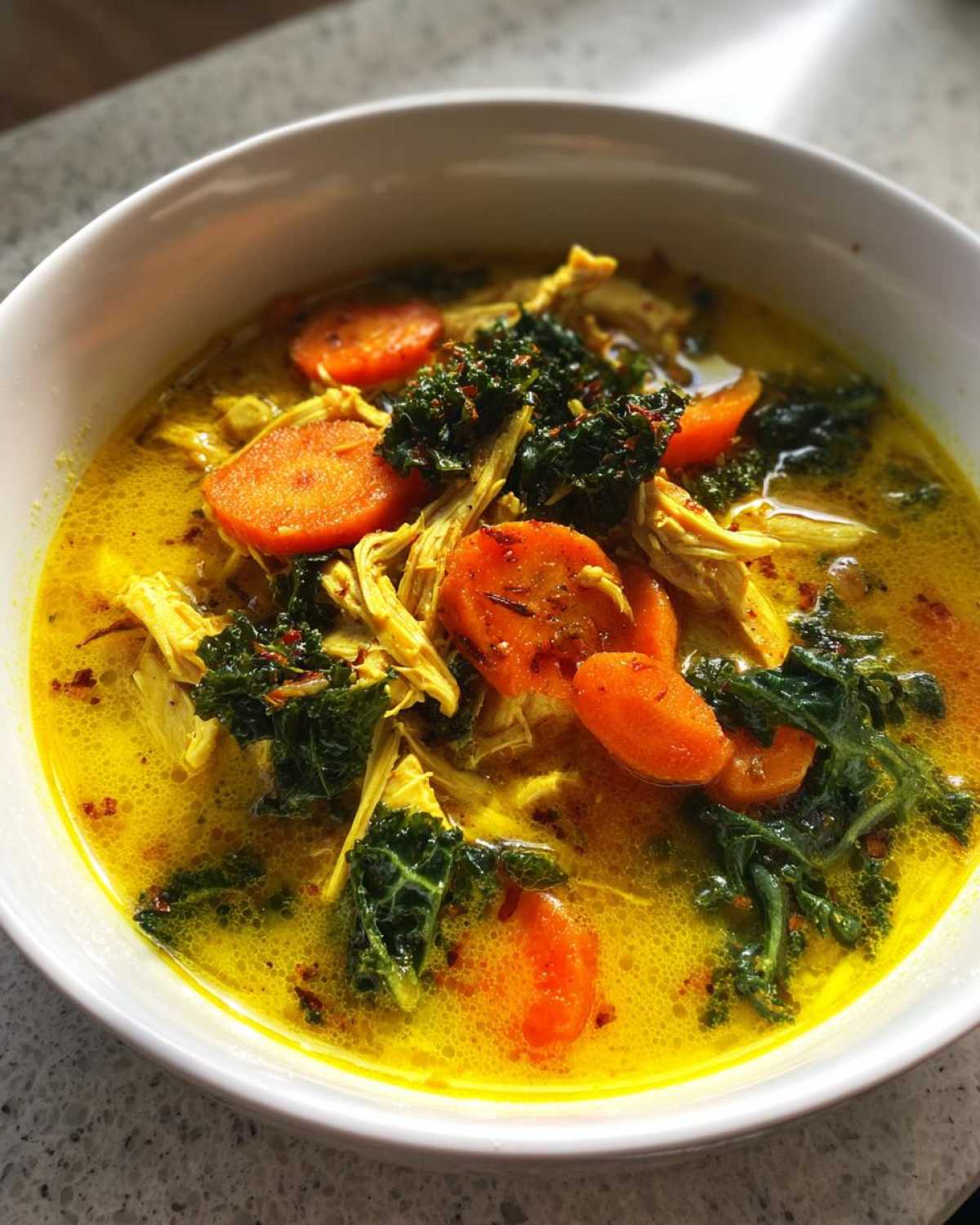 Flu-Fighting Turmeric Chicken Soup (Winter Wellness) - detail 4