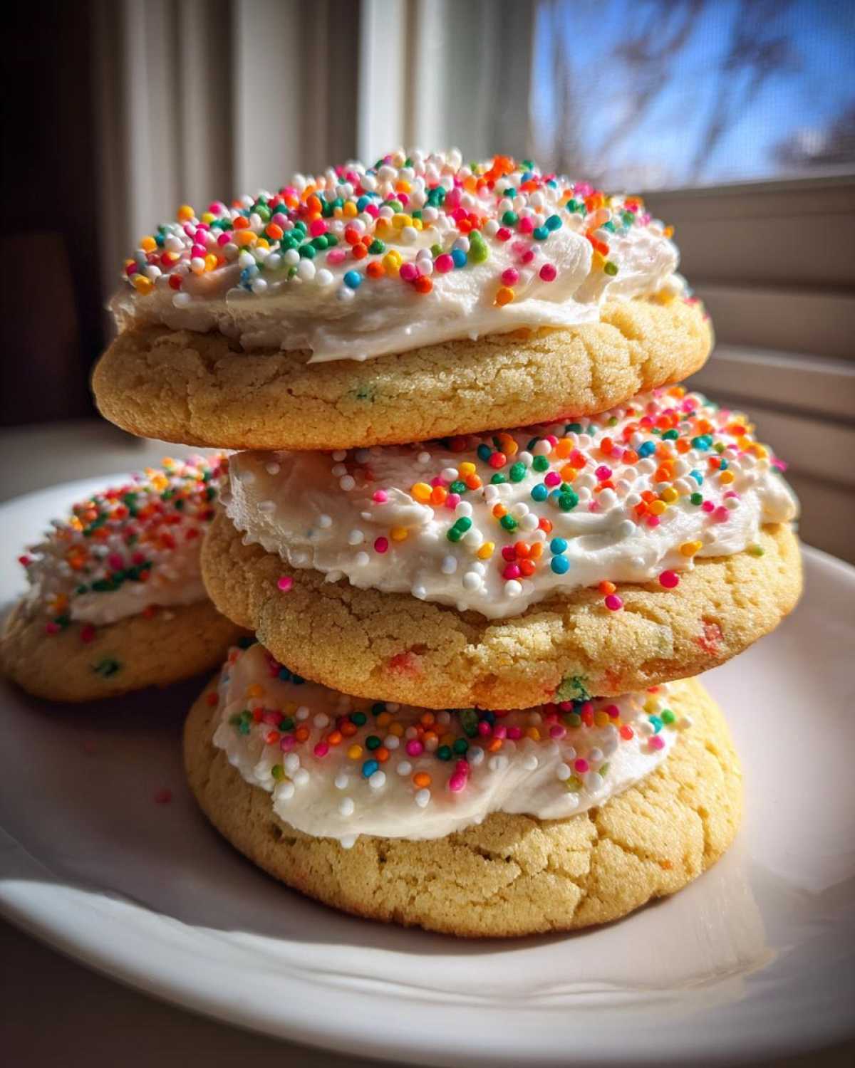 Frosted Sugar Cookies with Sprinkles - detail 4