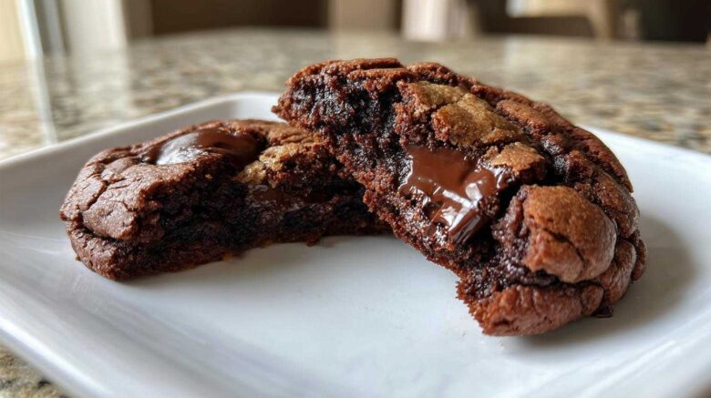Fudgy Peanut Butter Chocolate Chip Cookies