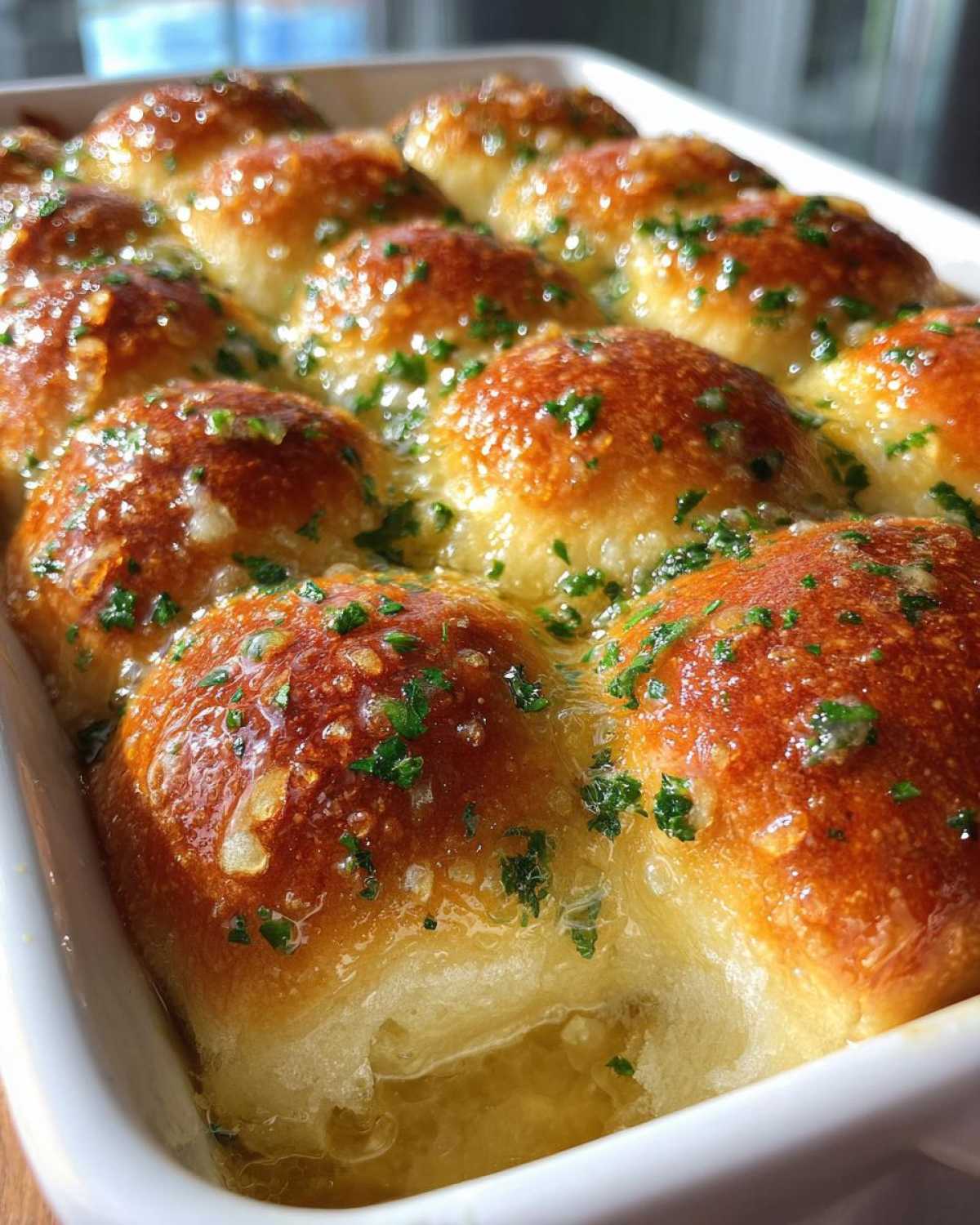 Garlic Butter Parker House Rolls (Homemade Bread Bliss) - detail 1