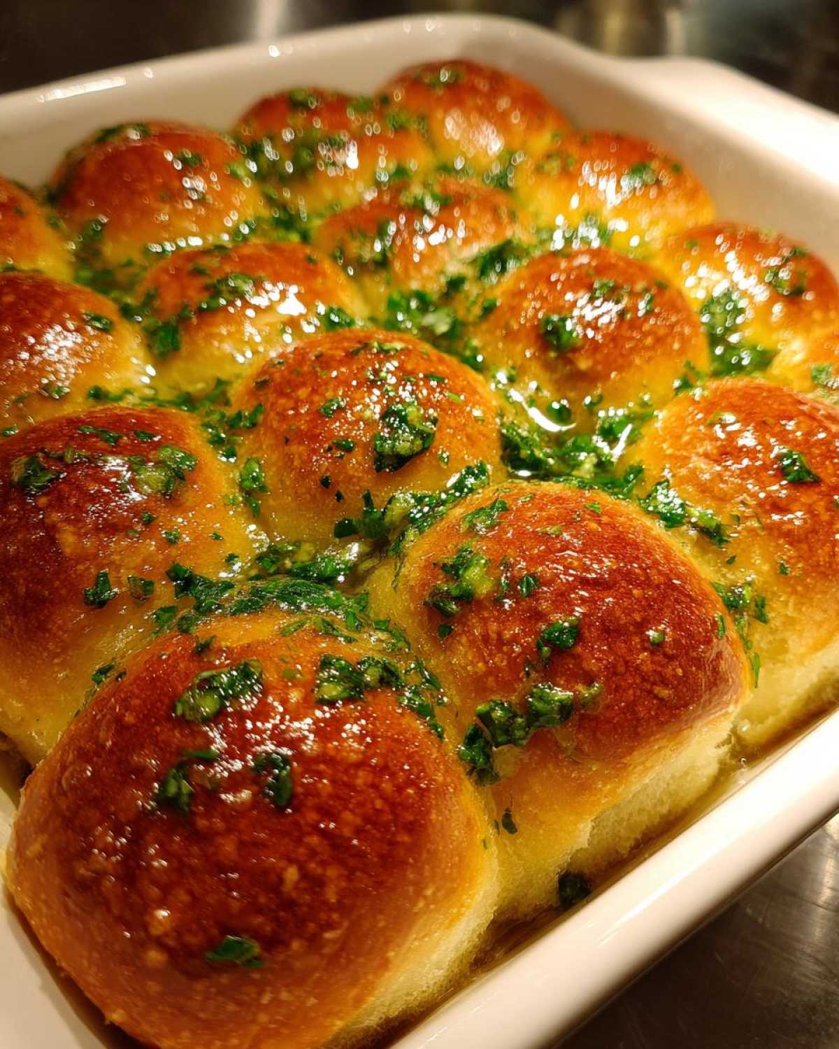 Garlic Butter Parker House Rolls (Homemade Bread Bliss) - detail 3