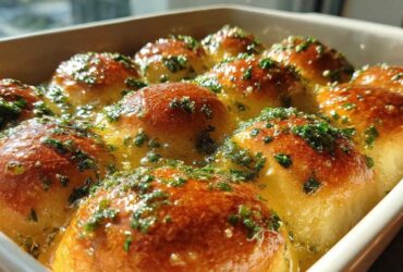 Garlic Butter Parker House Rolls (Homemade Bread Bliss)