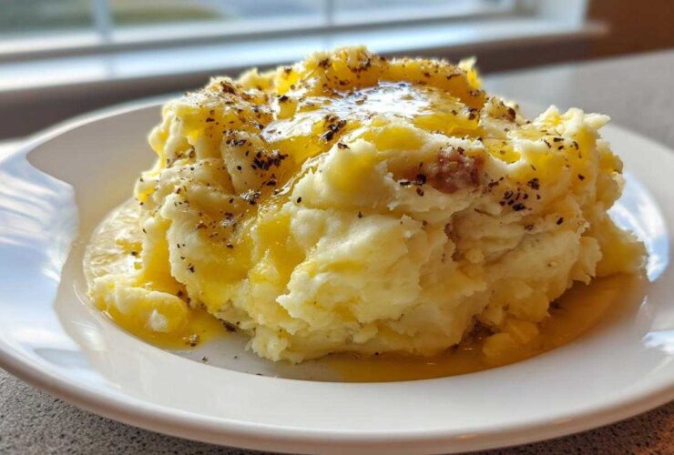 Garlic Mashed Potatoes with Butter