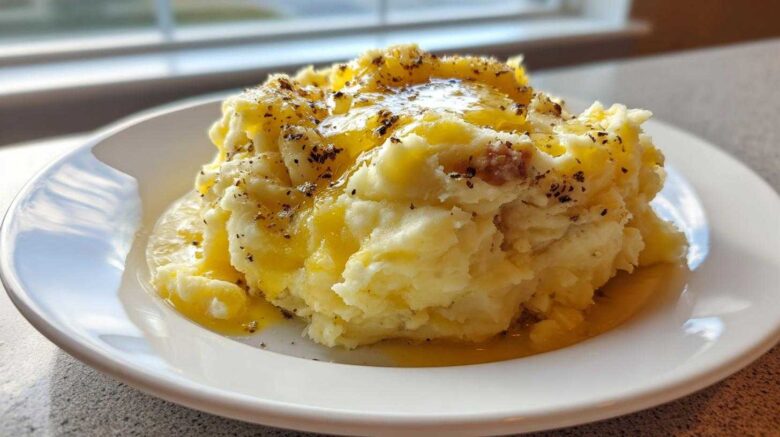 Garlic Mashed Potatoes with Butter