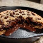 Giant Skillet Chocolate Chip Cookie (Pizookie Style)