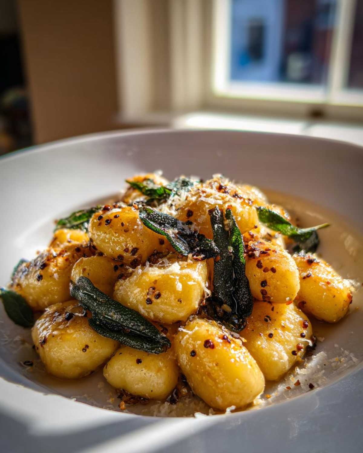 Gnocchi in Brown Butter Sauce - detail 1