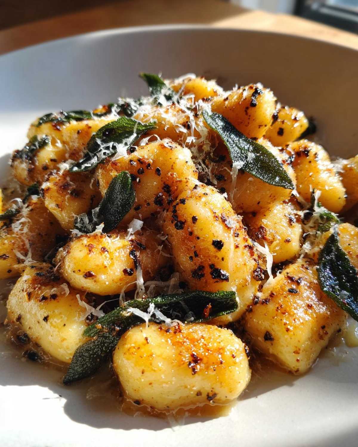 Gnocchi in Brown Butter Sauce - detail 3