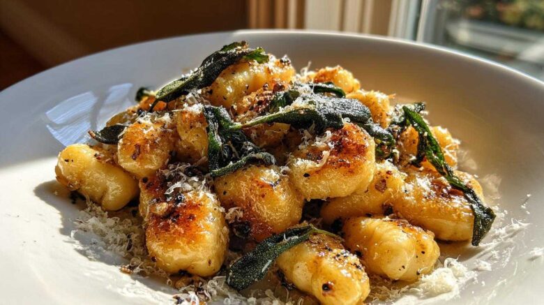 Gnocchi in Brown Butter Sauce