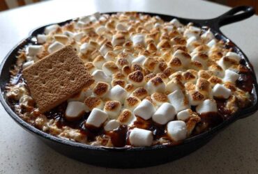 Gooey S'mores Skillet Dip (Indoor Campfire Treat)