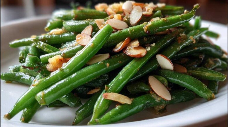 Green Bean Almondine with Lemon