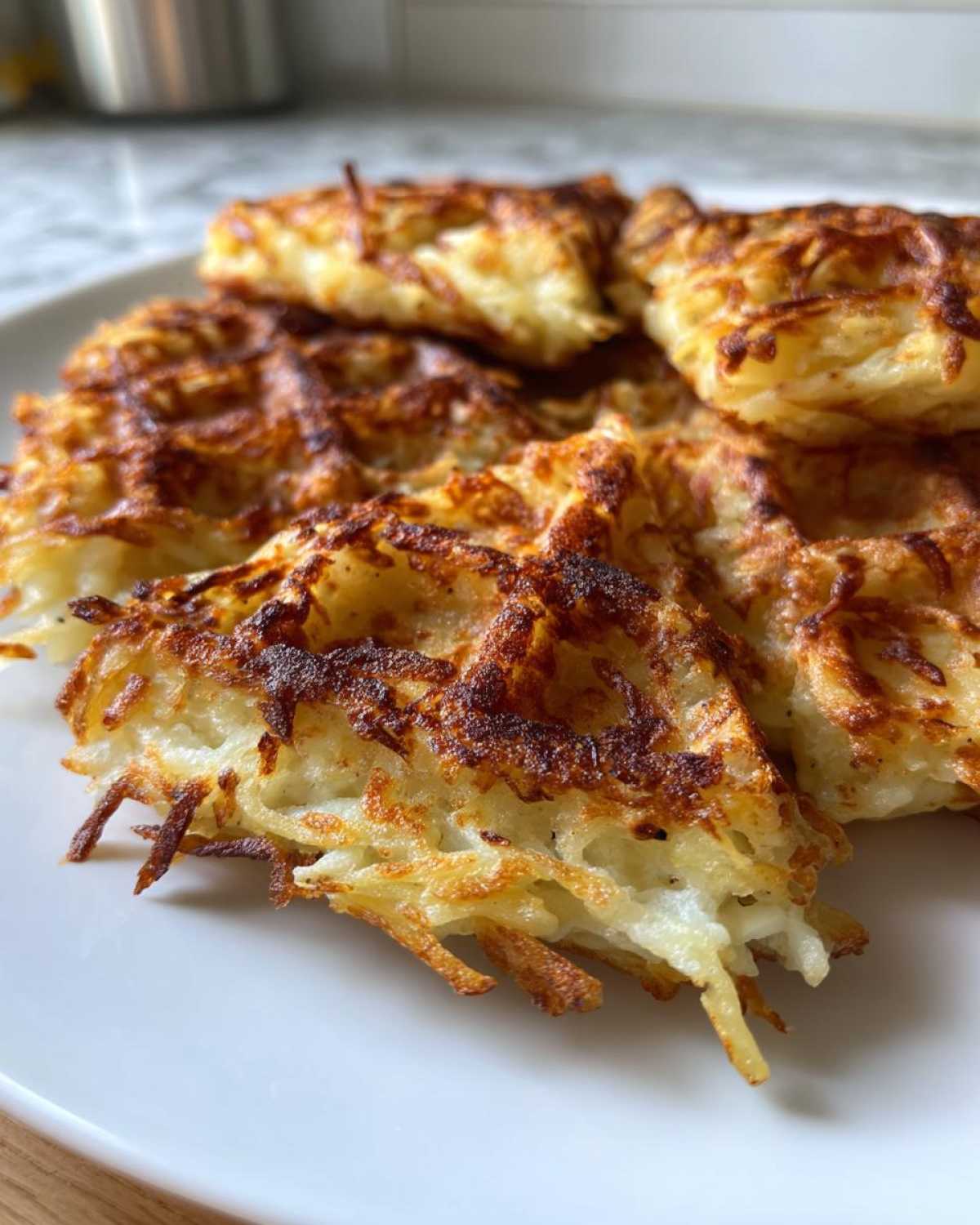 Hash Brown Waffles (Crispy Potato Breakfast Hack) - detail 1
