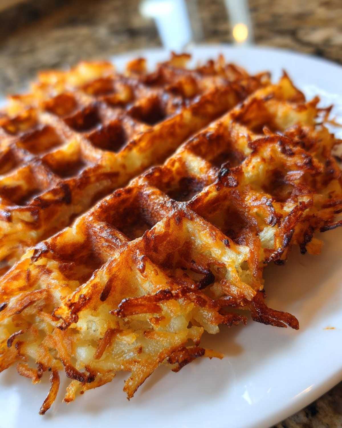 Hash Brown Waffles (Crispy Potato Breakfast Hack) - detail 2