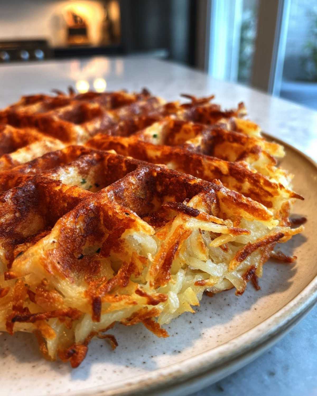 Hash Brown Waffles (Crispy Potato Breakfast Hack) - detail 4