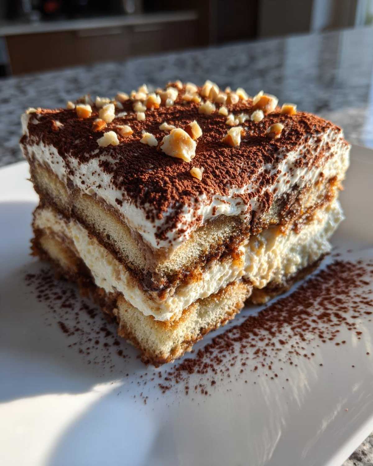 Hazelnut Espresso Tiramisu with Coffee - detail 1