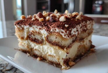 Hazelnut Espresso Tiramisu with Coffee