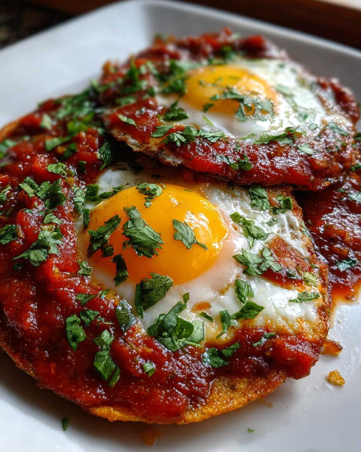 Healthy Huevos Rancheros (Lighter Mexican Breakfast) - detail 1