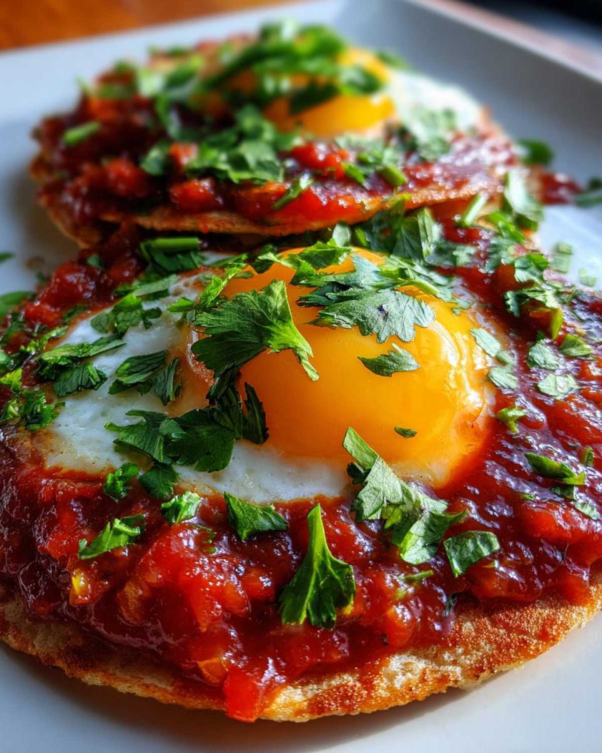 Healthy Huevos Rancheros (Lighter Mexican Breakfast) - detail 2