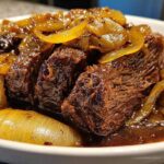 Hearty Balsamic Beef Pot Roast with Onions