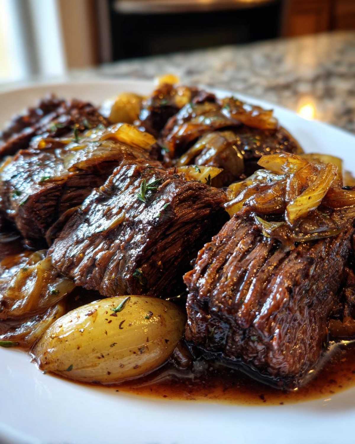 Hearty Balsamic Beef Pot Roast with Onions - detail 3