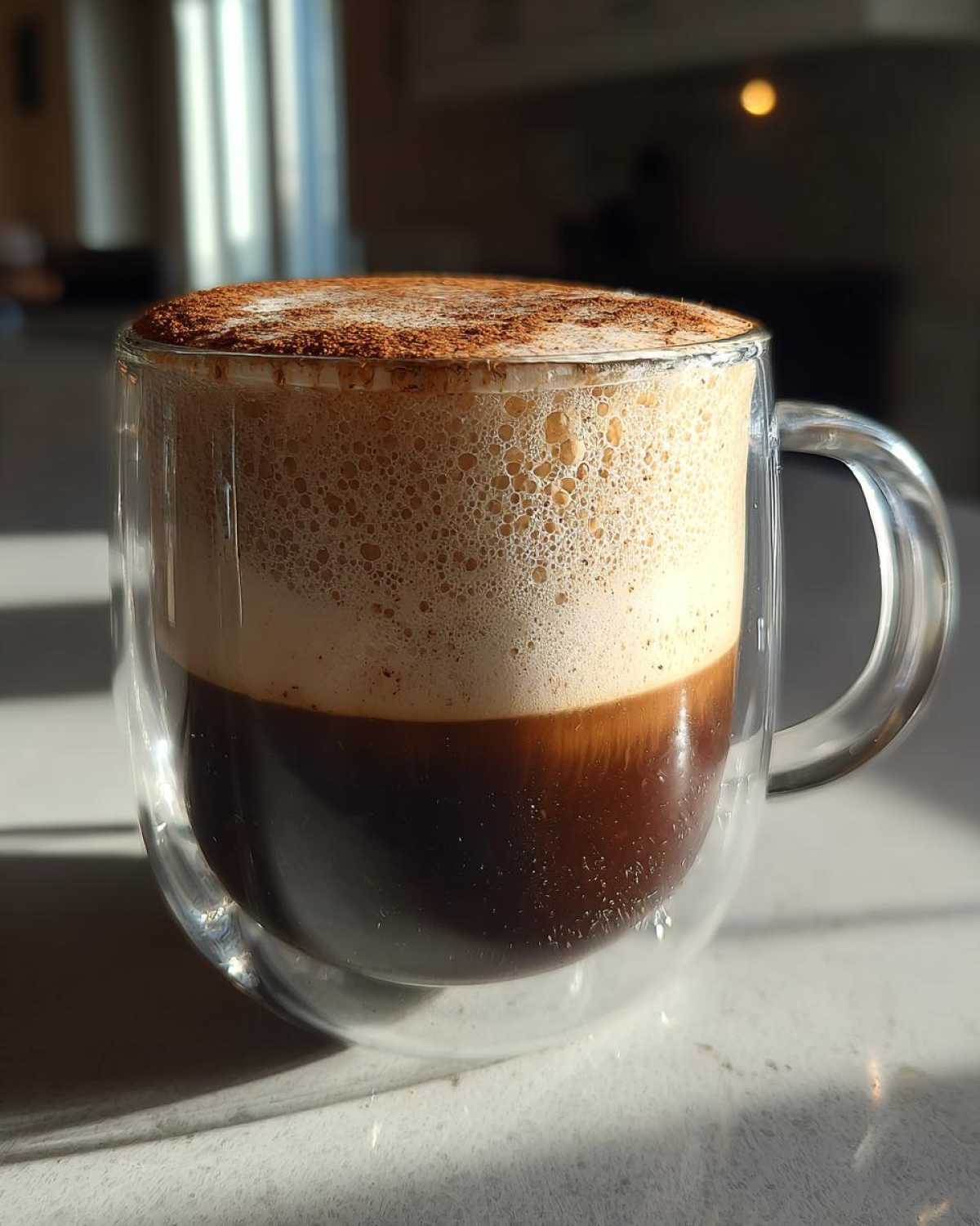 Homemade Gingerbread Latte (Holiday Coffee at Home) - detail 2