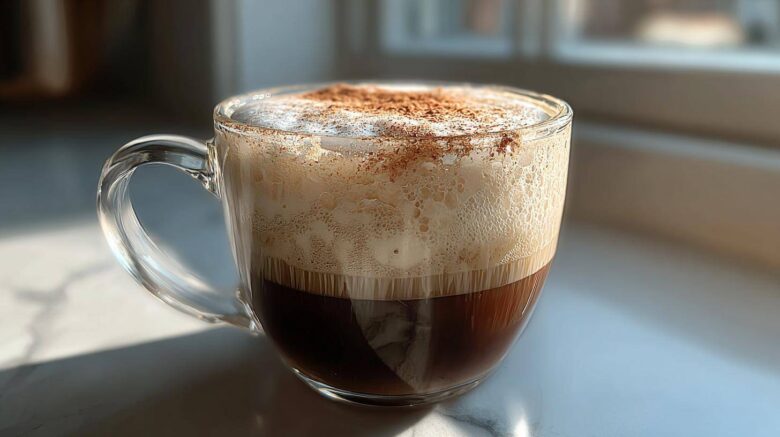 Homemade Gingerbread Latte (Holiday Coffee at Home)
