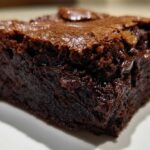 Hot Chocolate Brownies with Espresso