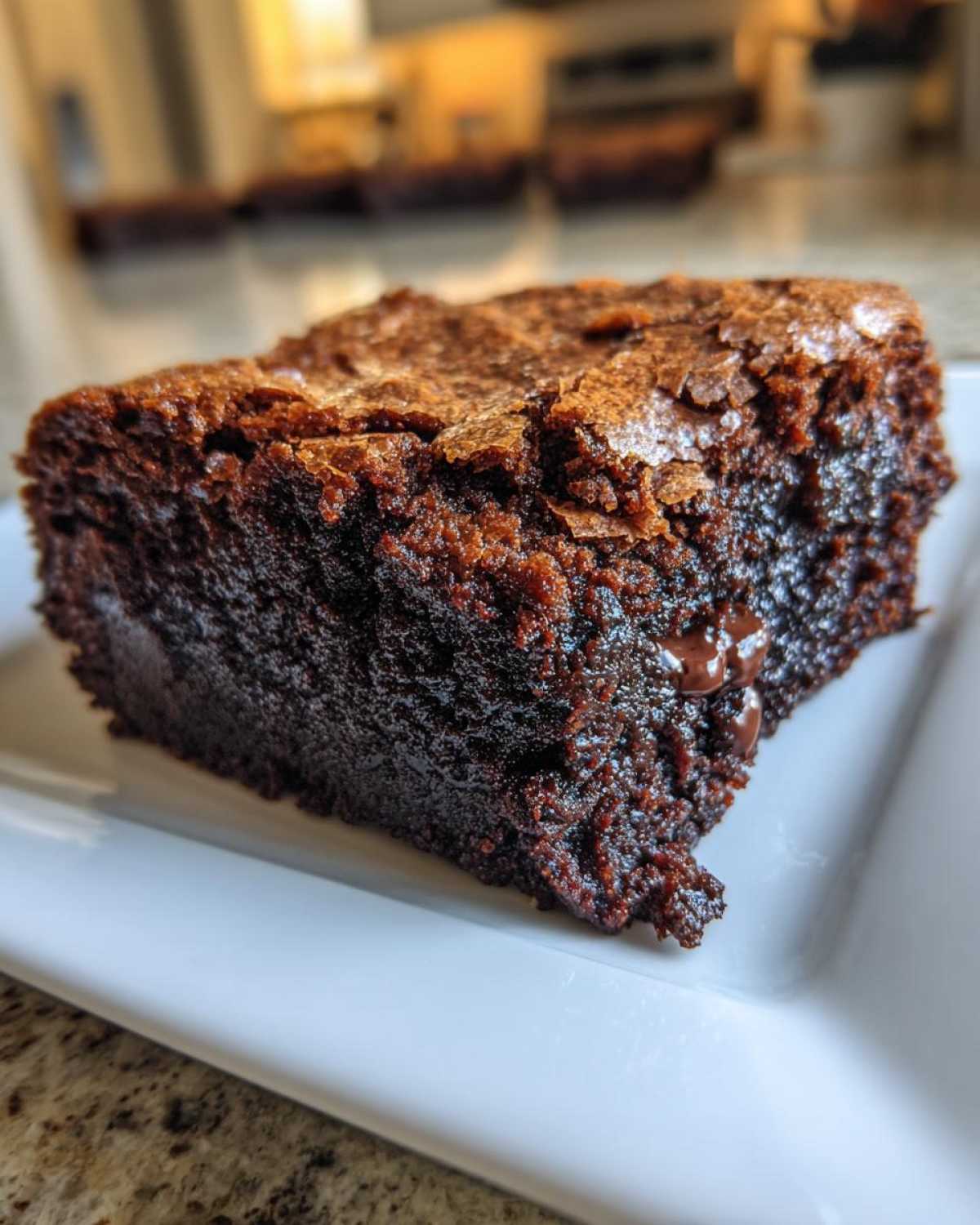 Hot Chocolate Brownies with Espresso - detail 2