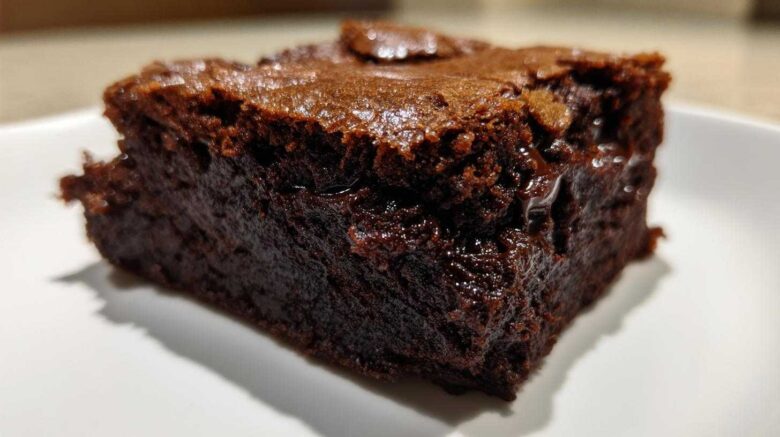 Hot Chocolate Brownies with Espresso