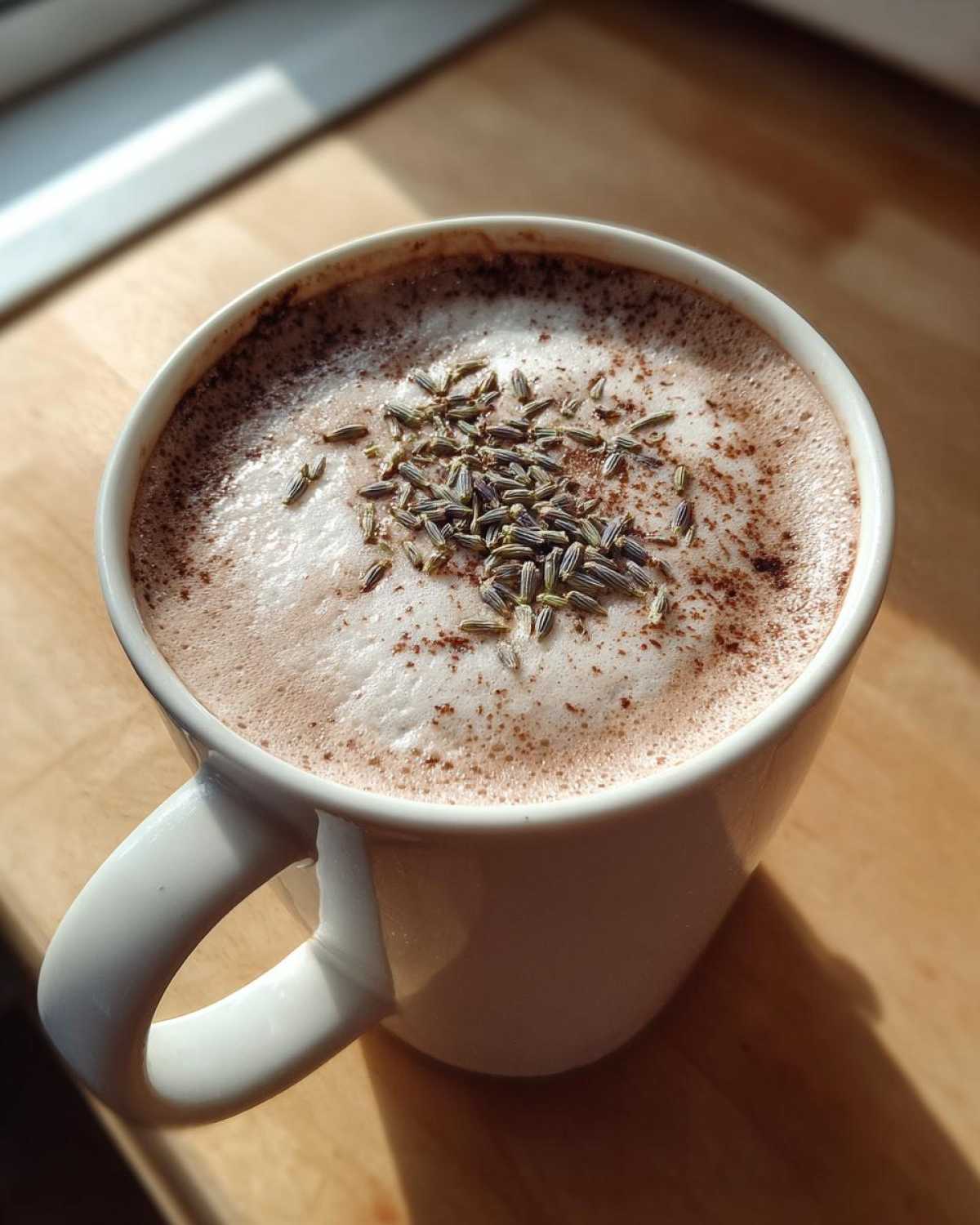 Lavender Hot Chocolate (Soothing Nightcap) - detail 2