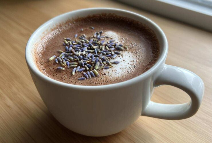 Lavender Hot Chocolate (Soothing Nightcap)