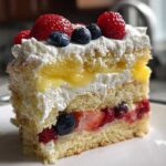 Lemon Berry Trifle with Cream