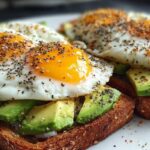 Loaded Avocado Breakfast Toast (with Egg & Everything Spice)