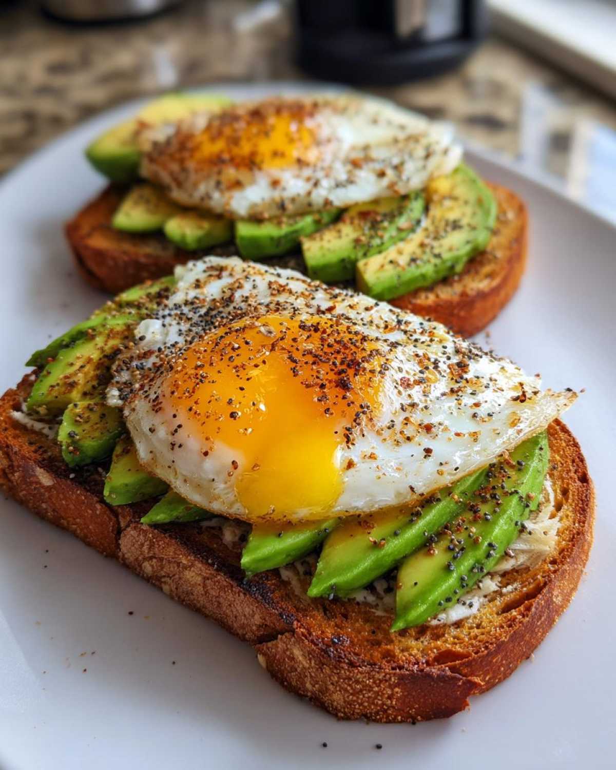 Loaded Avocado Breakfast Toast (with Egg & Everything Spice) - detail 3