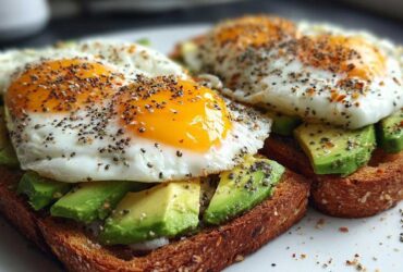 Loaded Avocado Breakfast Toast (with Egg & Everything Spice)