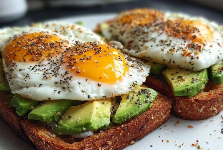 Loaded Avocado Breakfast Toast (with Egg & Everything Spice)