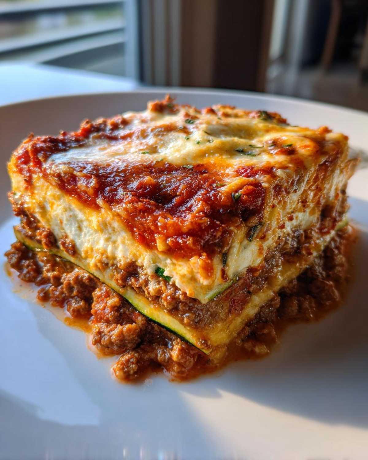 Low-Carb Zucchini Lasagna (Noodles-Free Comfort) - detail 2
