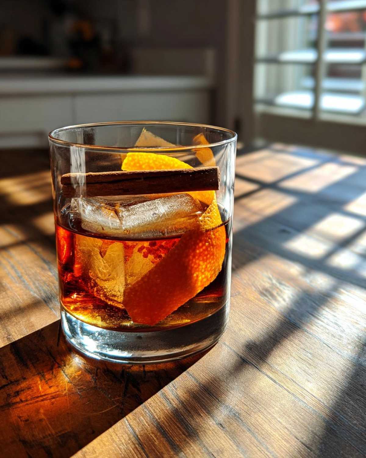 Maple Cinnamon Old Fashioned (Cozy Winter Cocktail) - detail 2