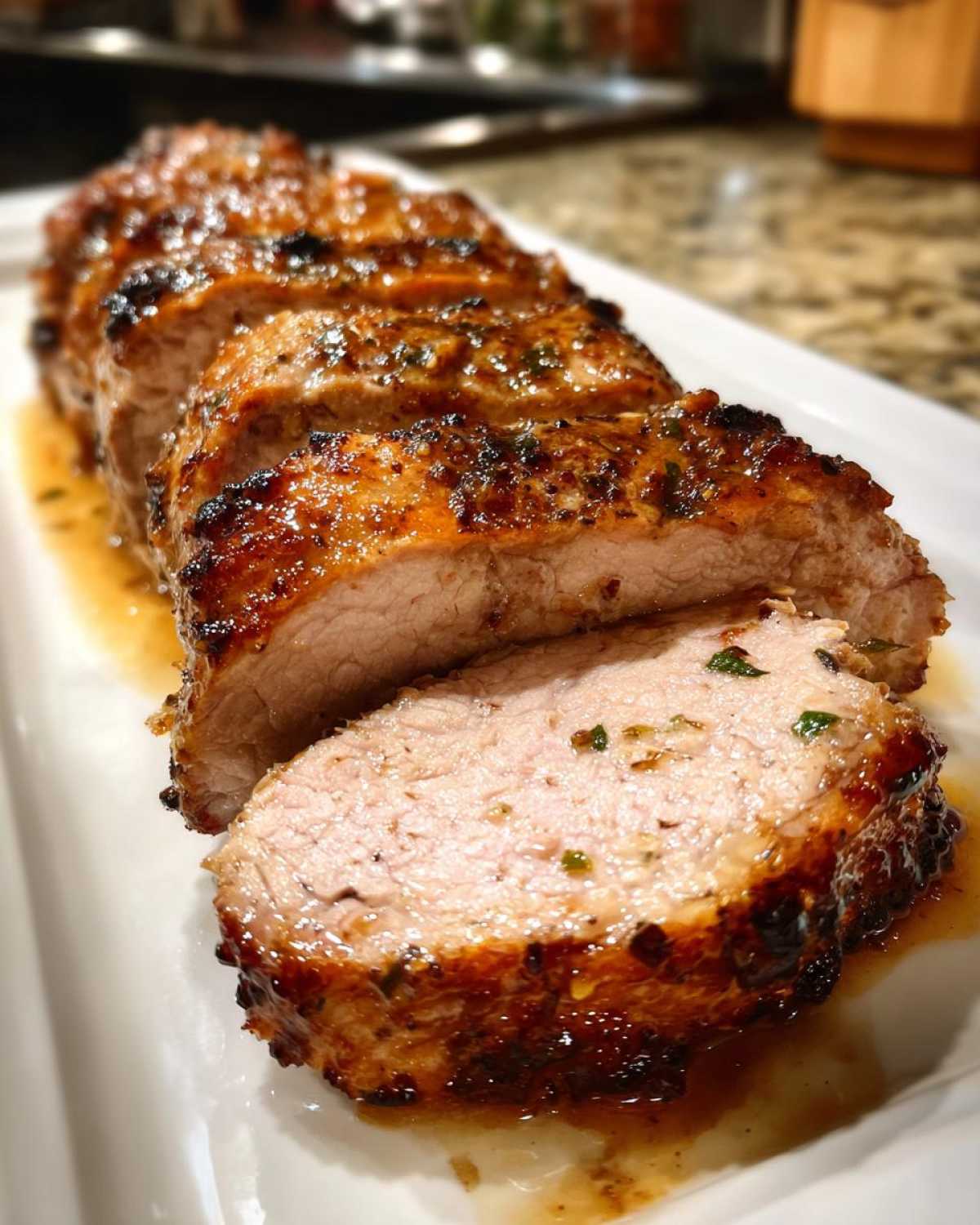Maple Dijon Pork Tenderloin Roast - detail 1