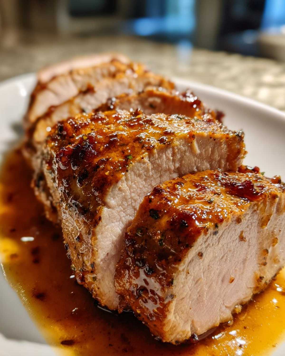 Maple Dijon Pork Tenderloin Roast - detail 2