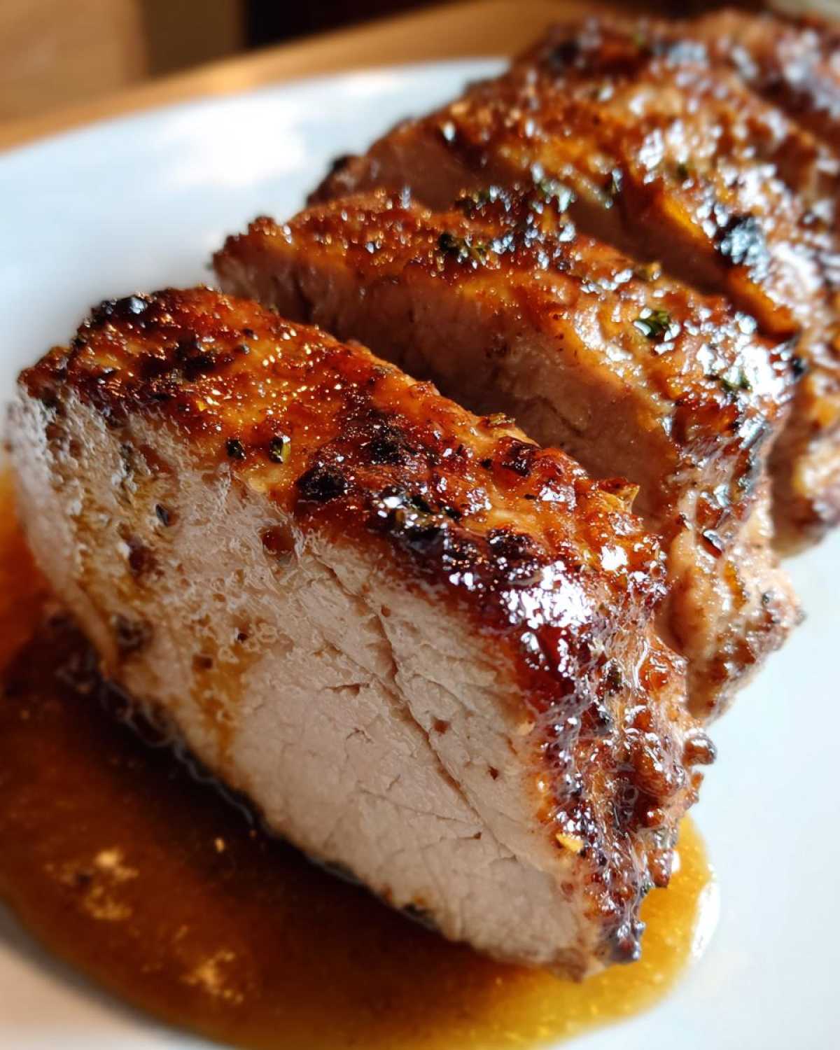 Maple Dijon Pork Tenderloin Roast - detail 3