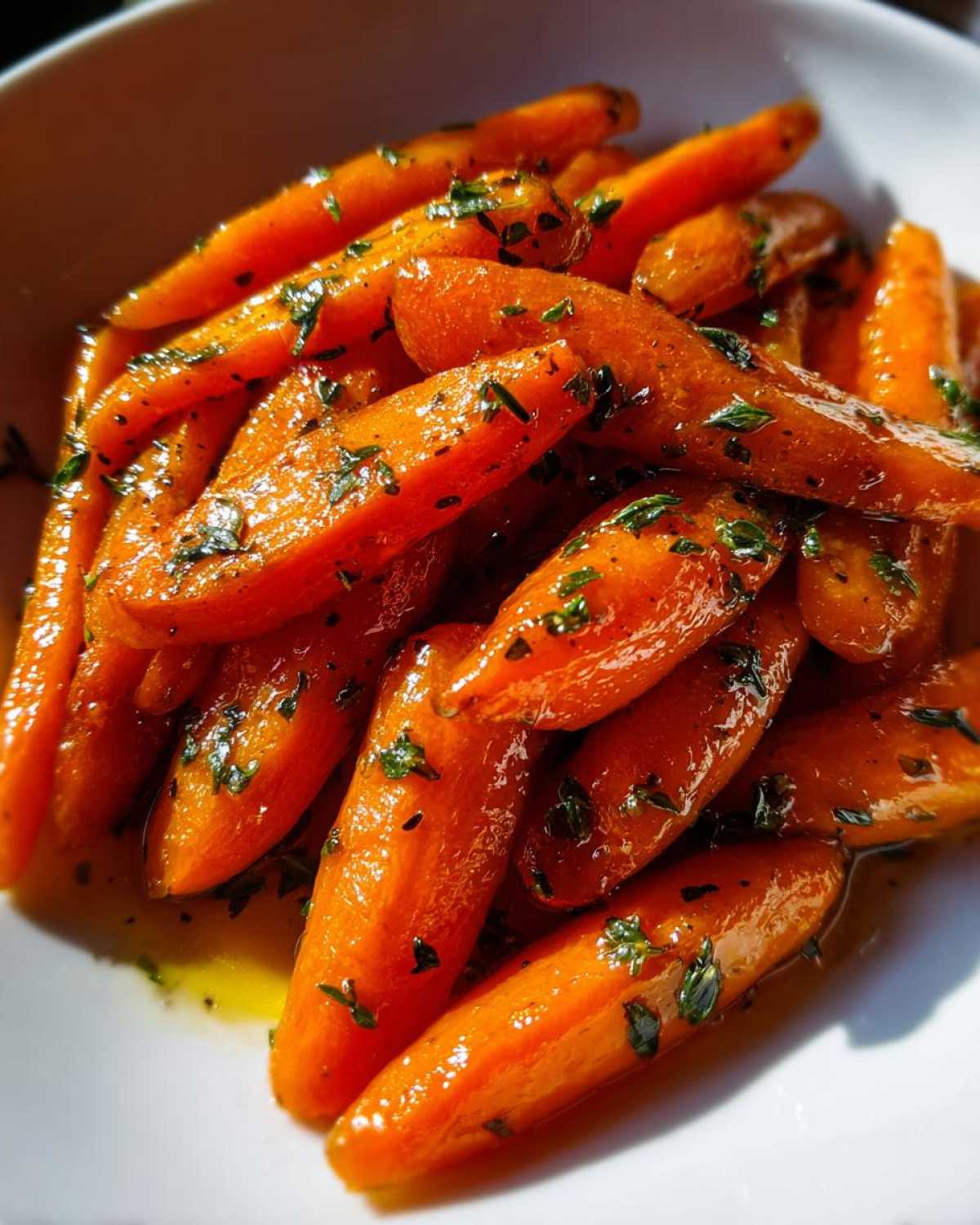 Maple Glazed Carrots with Thyme - detail 3