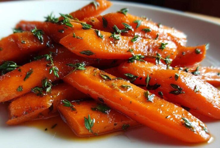 Maple Glazed Carrots with Thyme