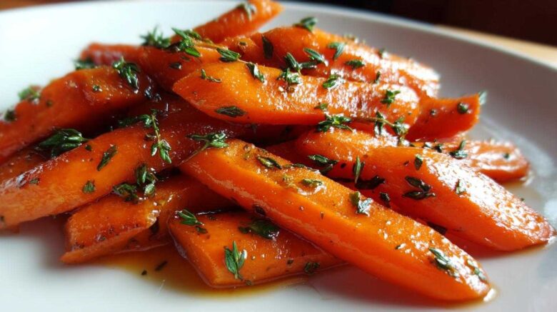 Maple Glazed Carrots with Thyme
