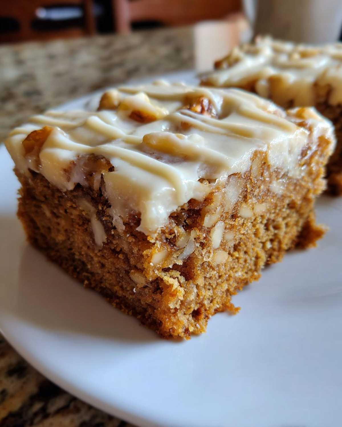 Maple Walnut Blondies with Icing - detail 4