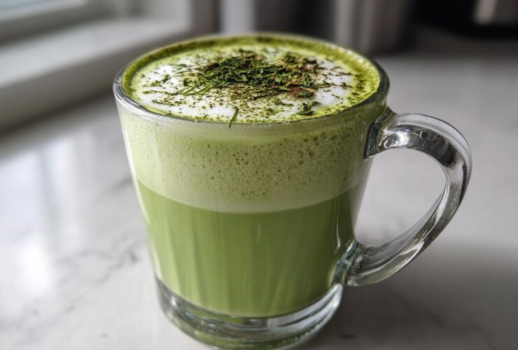 Matcha Green Detox Latte (Morning Energy Boost)