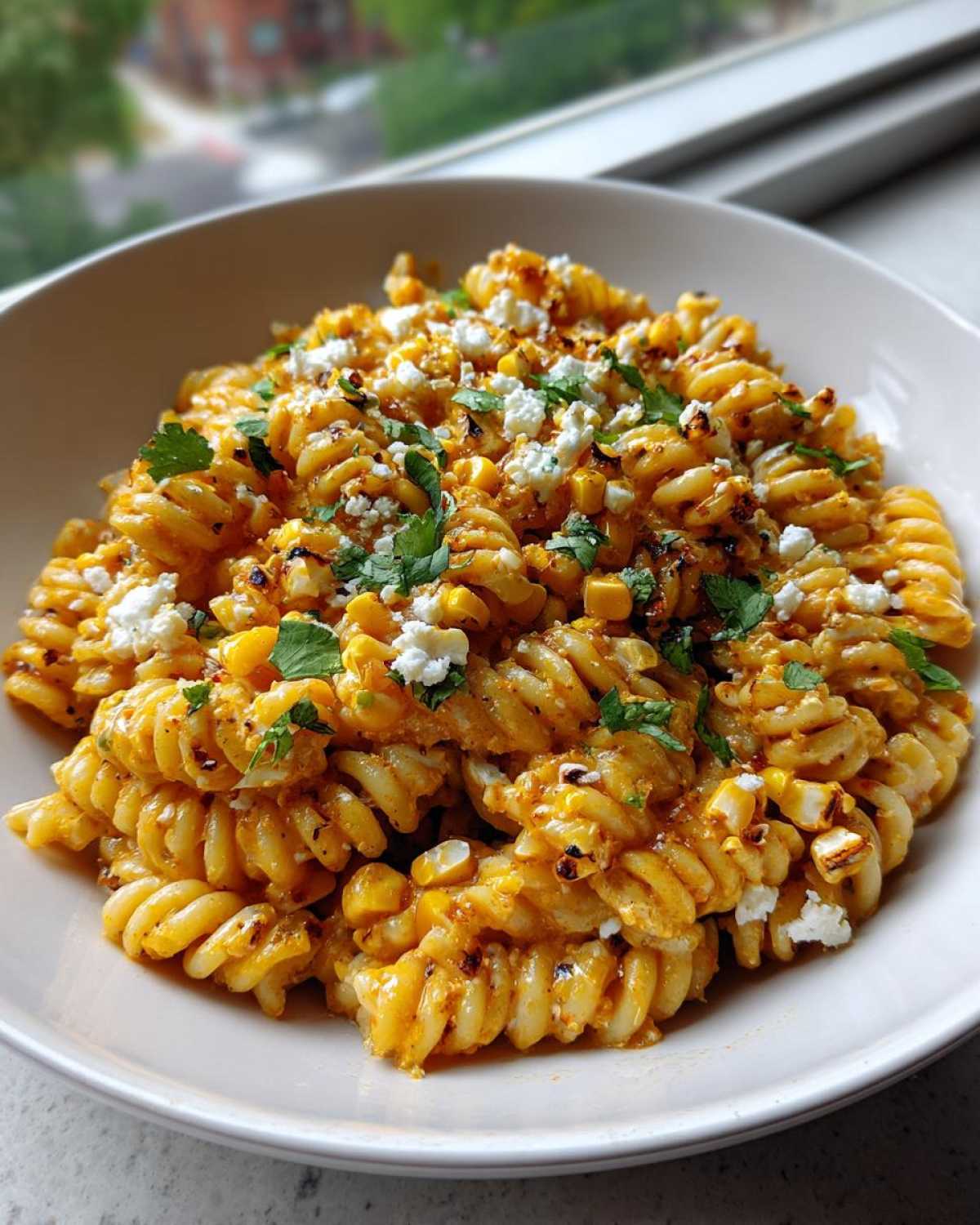 Mexican Street Corn Pasta with Lime - detail 3
