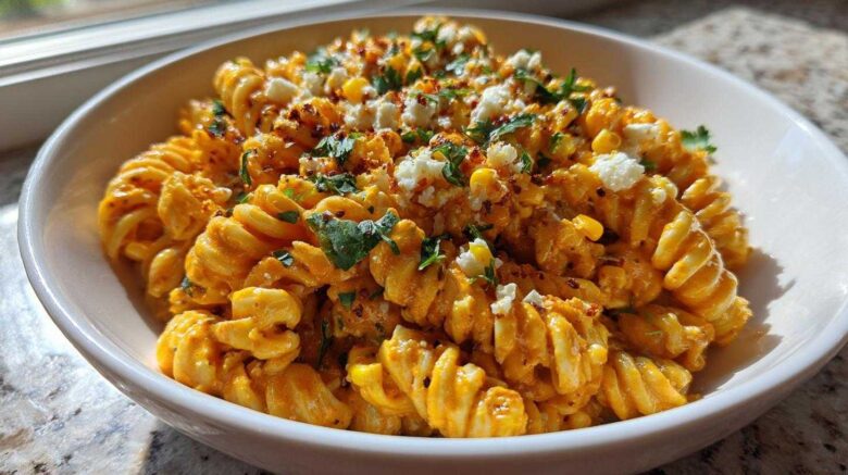 Mexican Street Corn Pasta with Lime