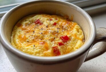 Microwave Mug Omelette (2-Minute Breakfast Hack)
