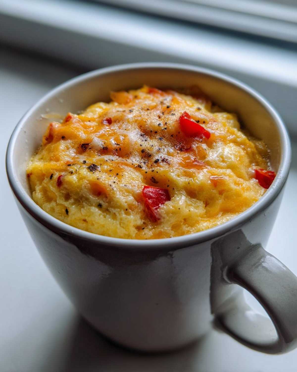 Microwave Mug Omelette (2-Minute Breakfast Hack) - detail 4
