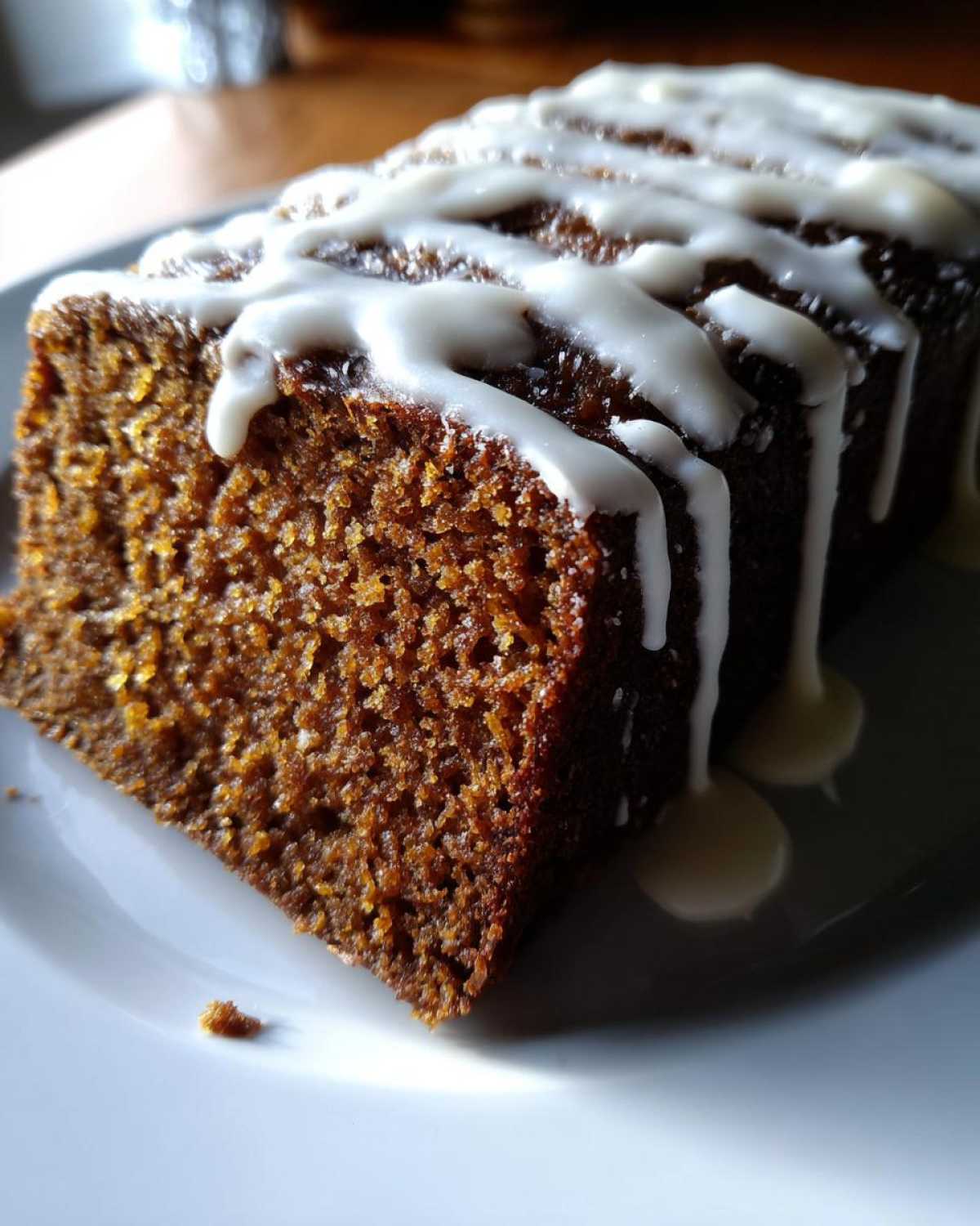 Molasses Gingerbread Loaf with Icing - detail 1